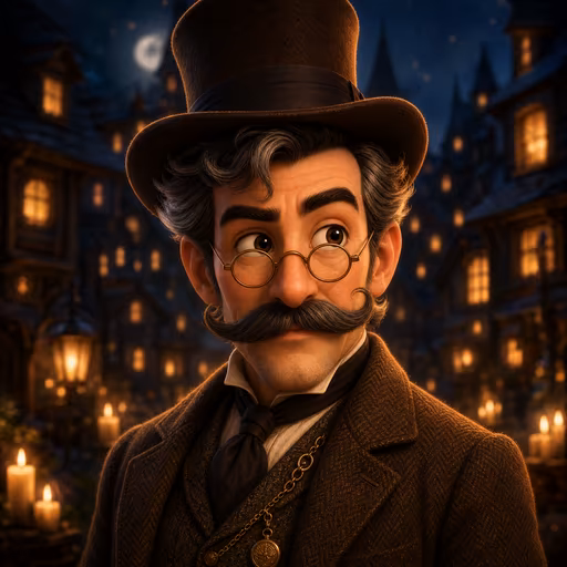 Gideon — townsfolk portrait