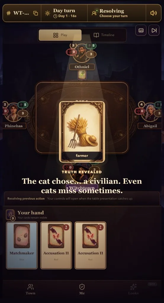 Day turn with Black Cat revealing a civilian identity